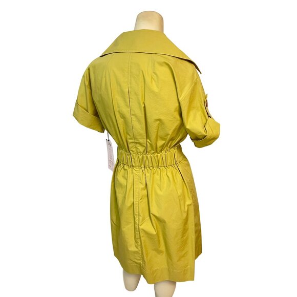 Cabi Loaquat Trench Coat Dress #390 Safari Dress Small NWT - Picture 5 of 7